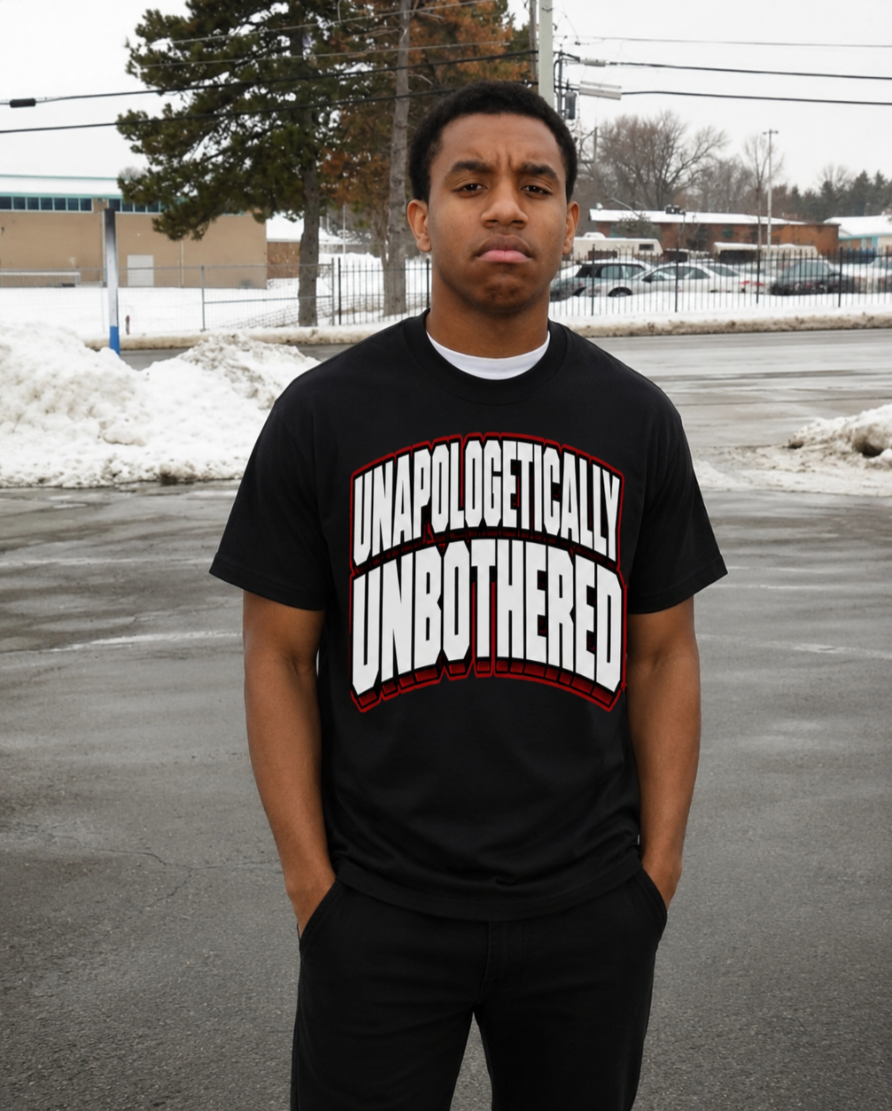 Unbothered unapologetic Sorona Quick-Dry Cooling T-Shirt