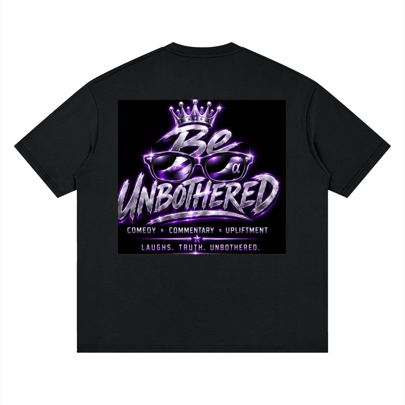 Unbothered Silver Fox Streetwear Loose Drop Shoulder T-Shirt