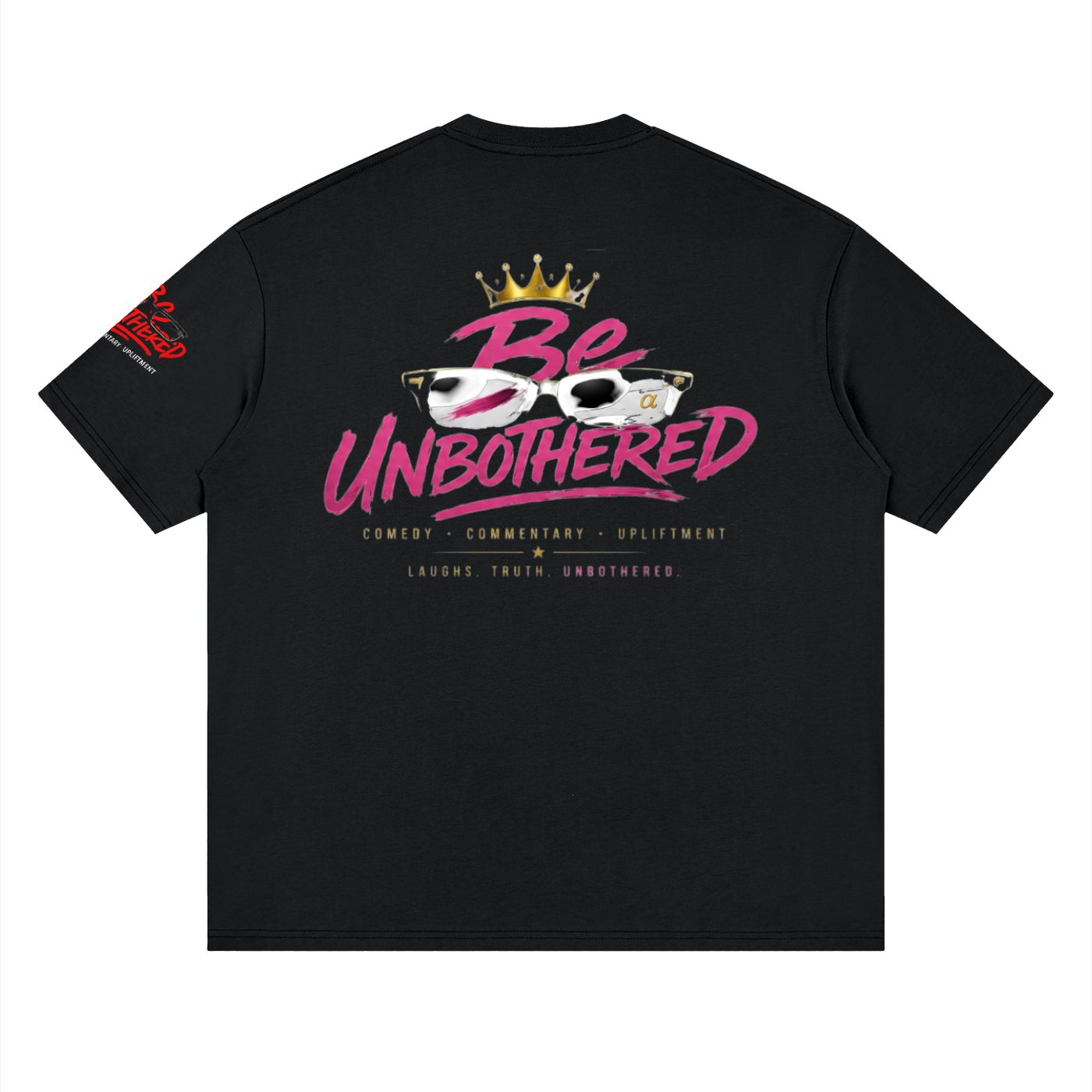 Unbothered Booty Streetwear Loose Drop Shoulder T-Shirt