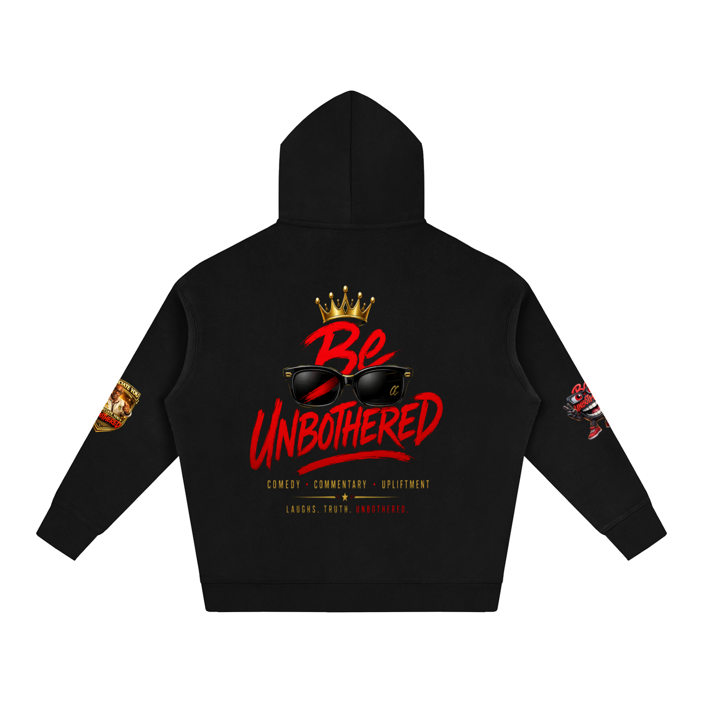 Be Unbothered Dadi-Cation Oversize Fleeced Hoodie