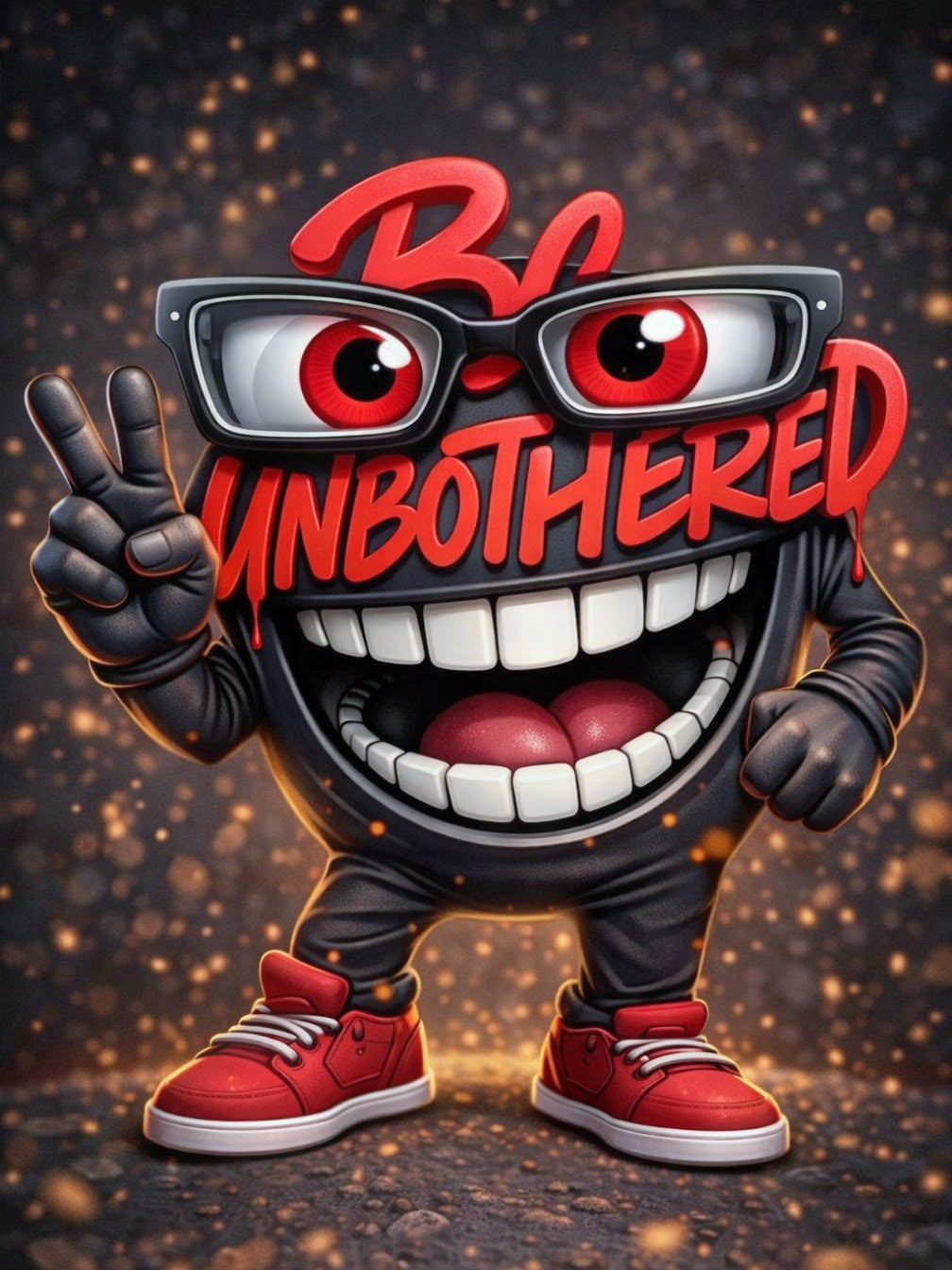 Be Unbothered Dadi-Cation Oversize Fleeced Hoodie