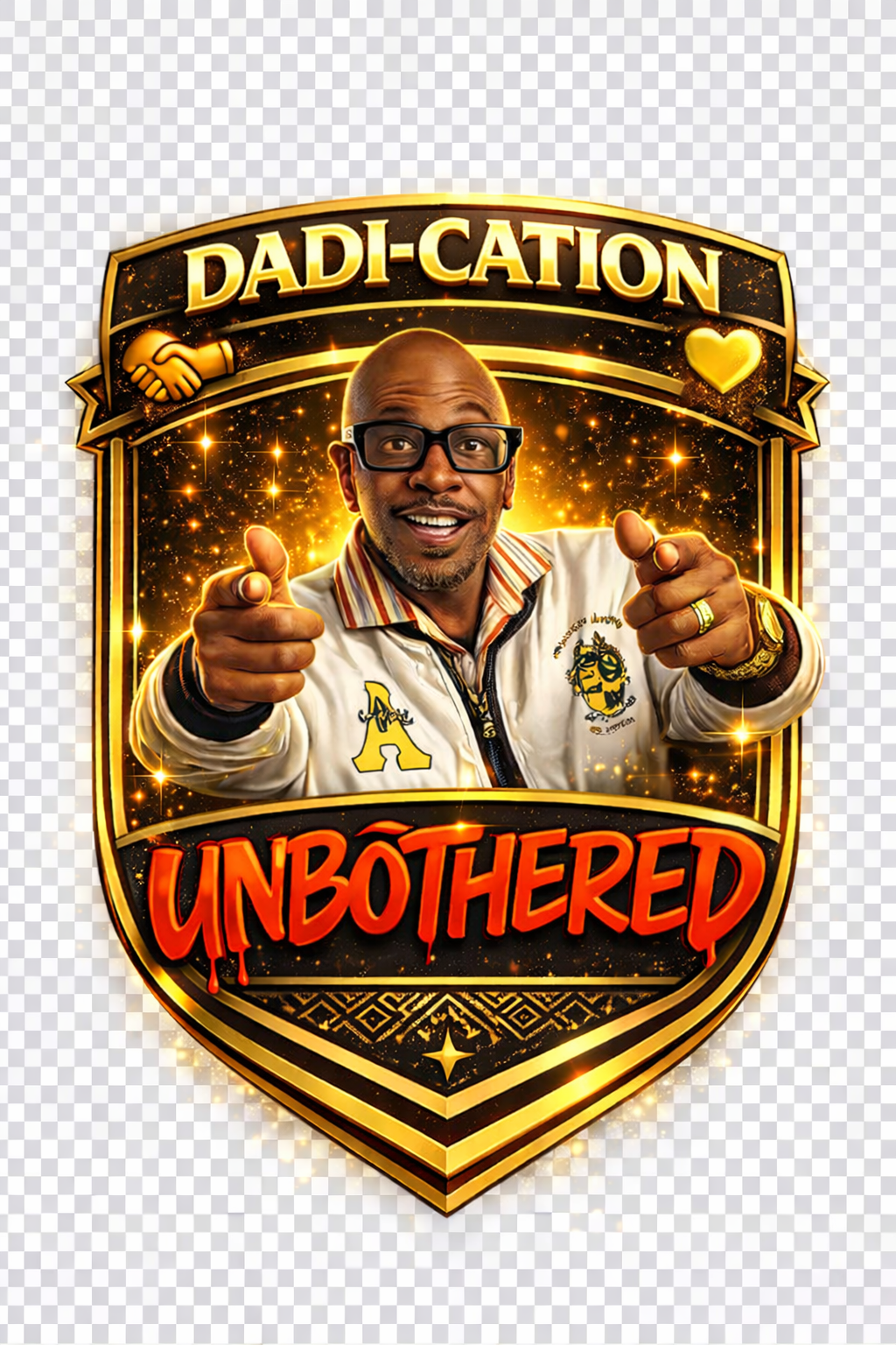 Be Unbothered Dadi-Cation Oversize Fleeced Hoodie