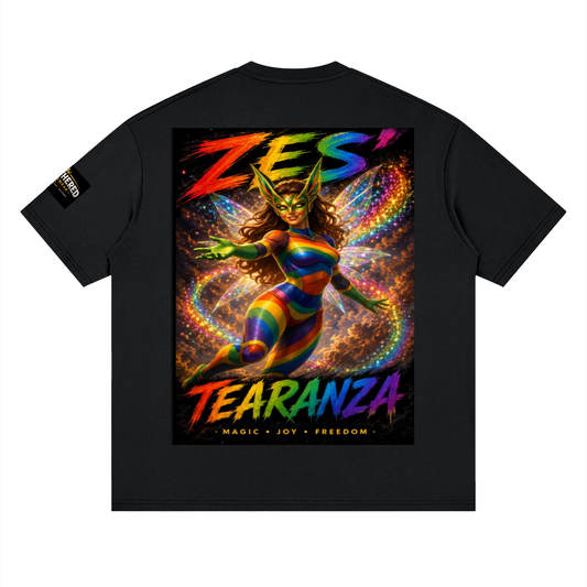 Urban Zes'TeaRanza Streetwear Loose Drop Shoulder T-Shirt
