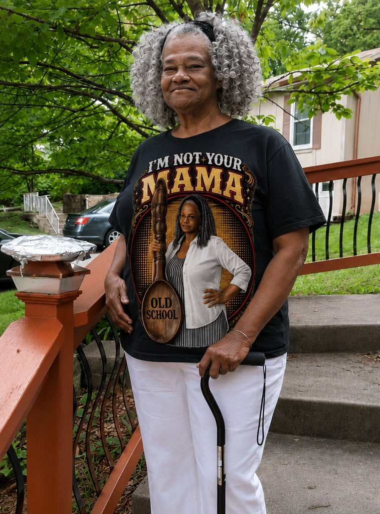 Unbothered Old School Grandma Streetwear Loose Drop Shoulder T-Shirt
