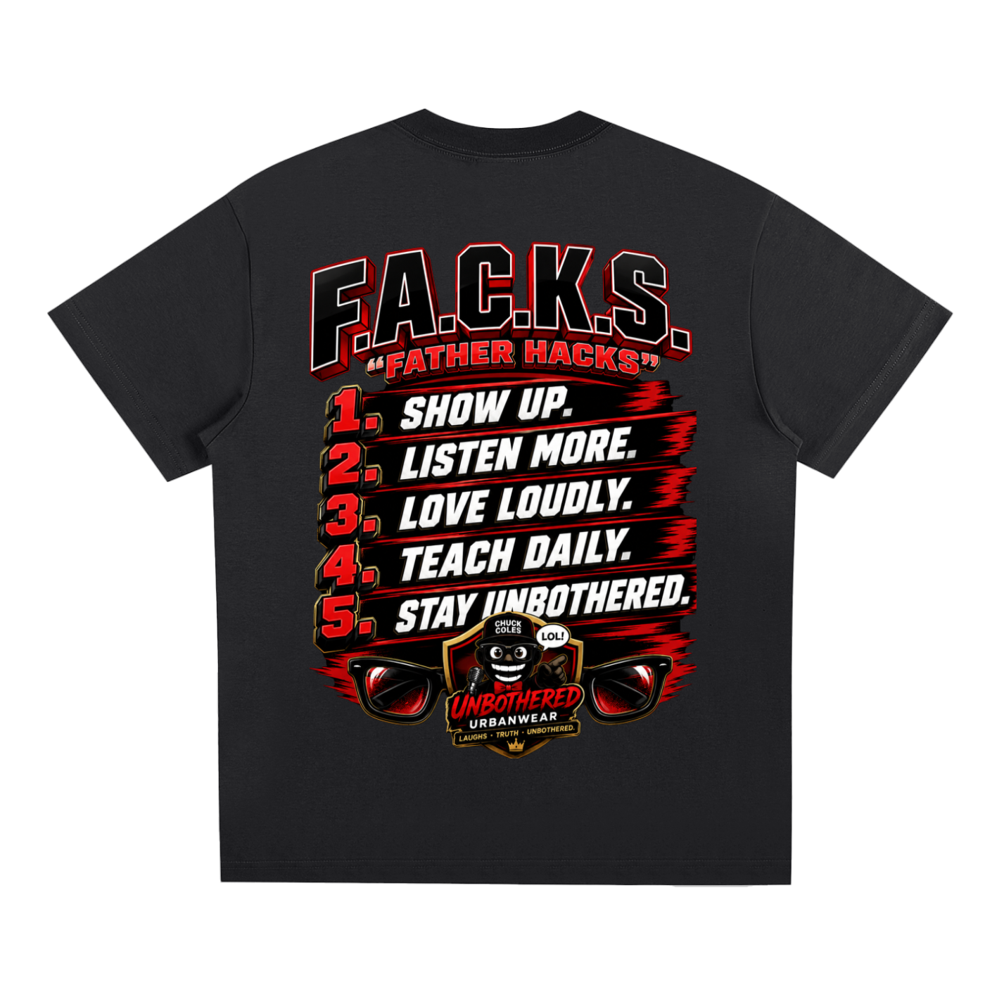 Unbothered FACKS Sorona Quick-Dry Cooling T-Shirt