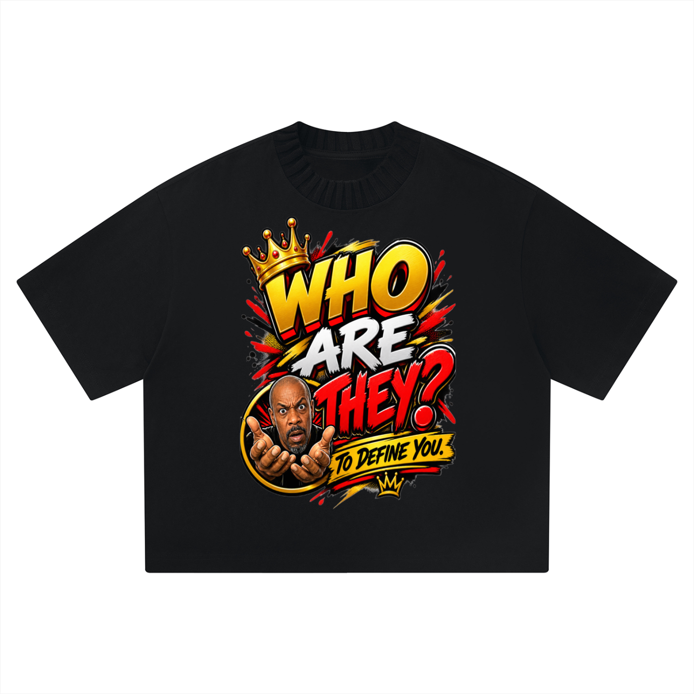 Who Are They Unisex Heavyweight Boxy T-Shirt
