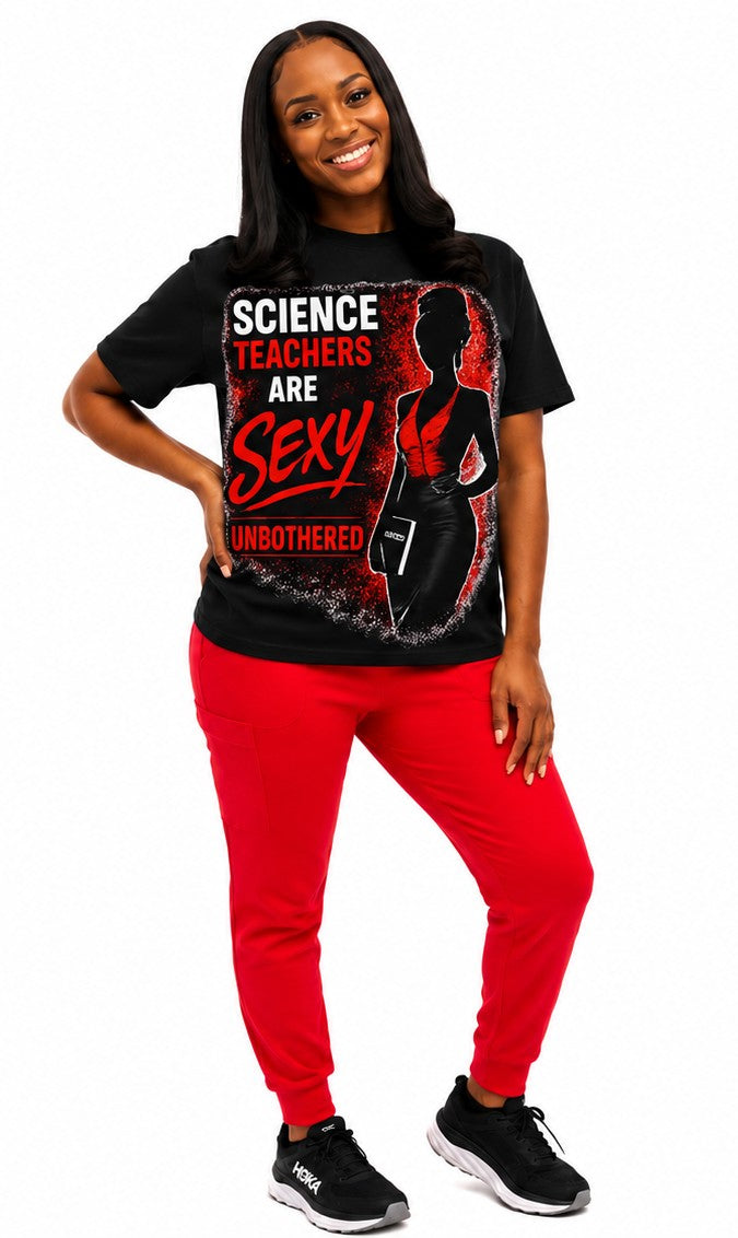 Sexy Lady Science Teacher Unisex Sorona Quick-Dry T-Shirt