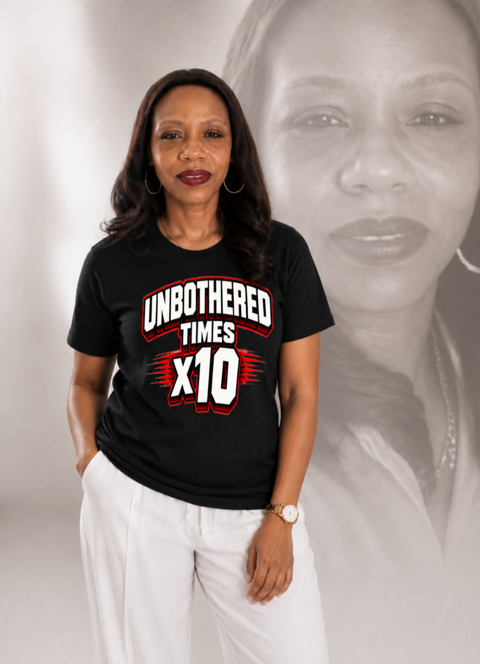 Unbothered Times 10 Sorona Quick-Dry Cooling T-Shirt