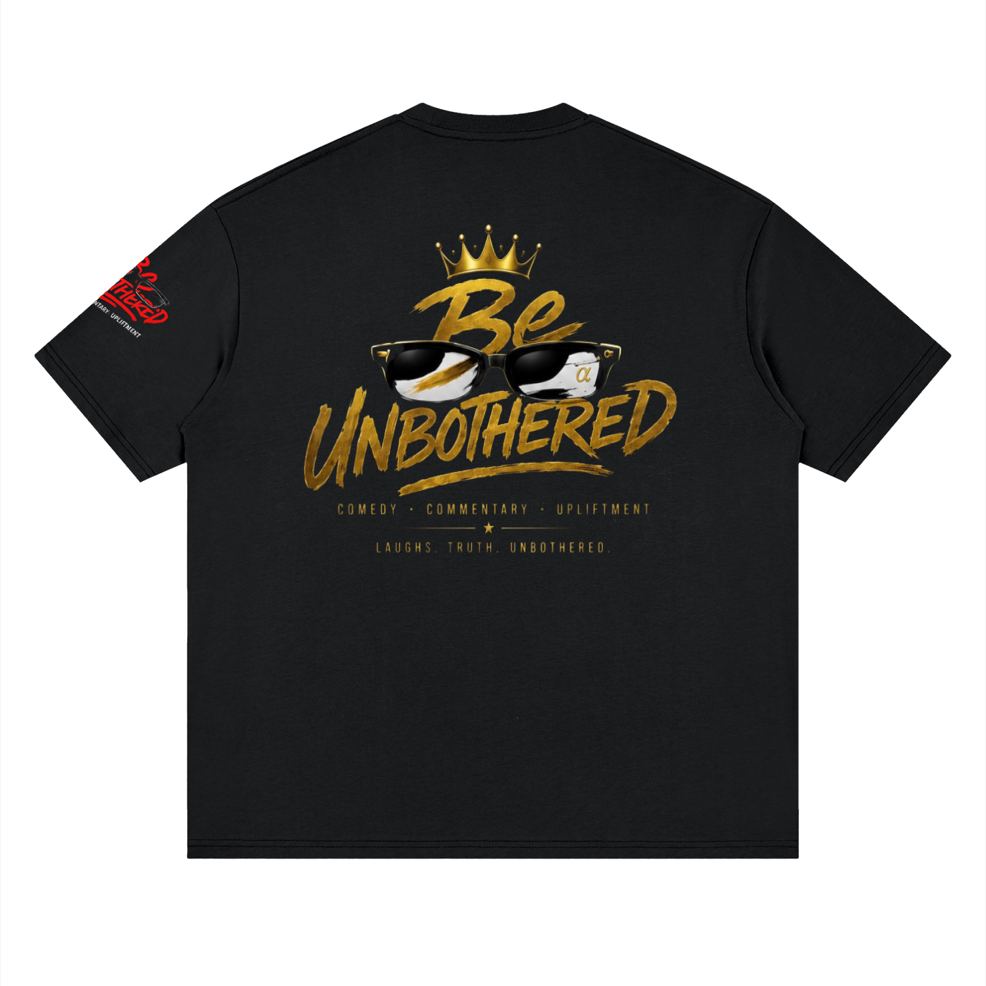 Unbothered Melinin Streetwear Loose Drop Shoulder T-Shirt