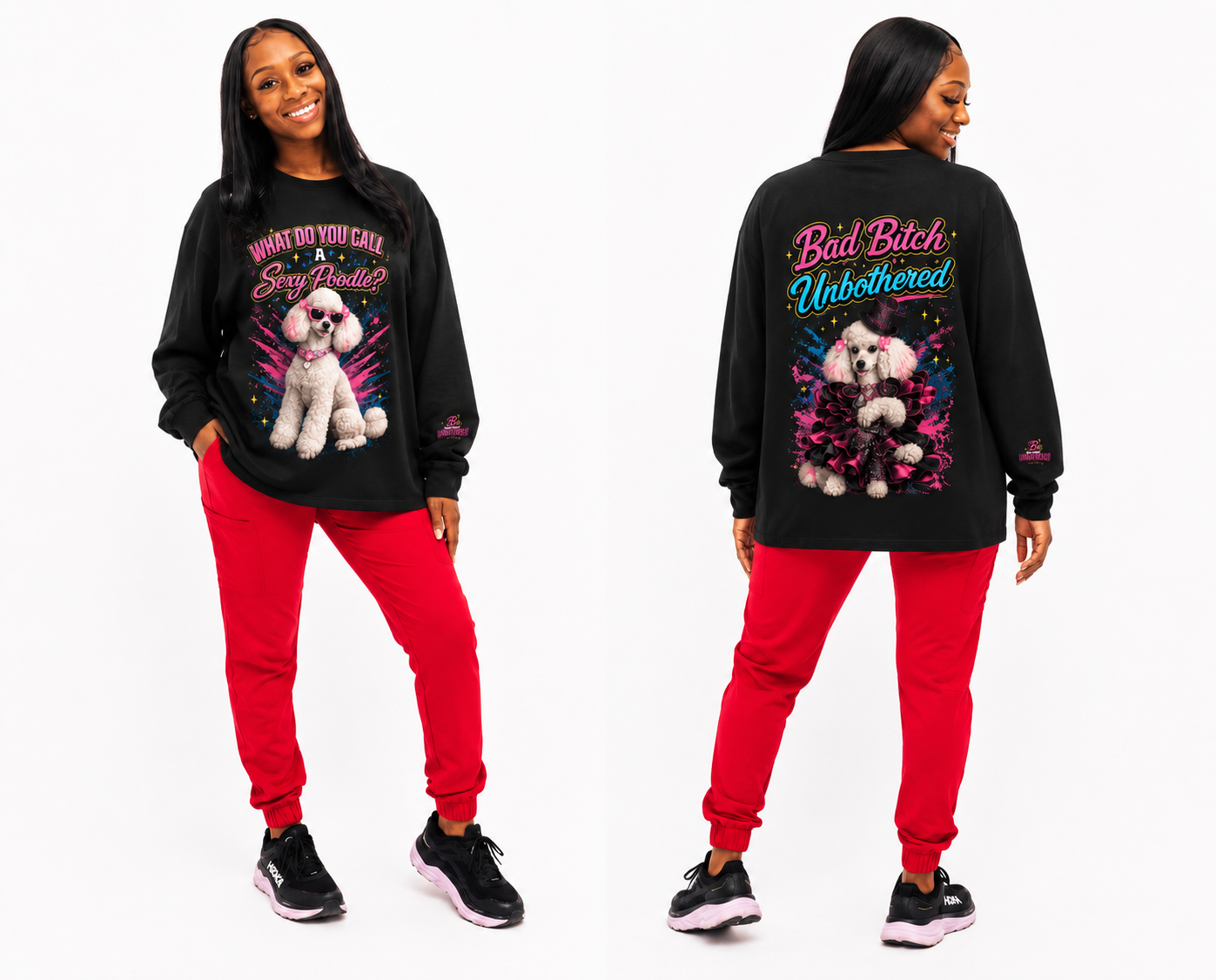 Bad Bitch Oversized Unisex Long Sleeve T-Shirt